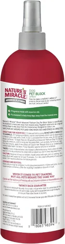Vista 2 de Nature's Miracle Aerosol repelente de bloques para perros y mascotas