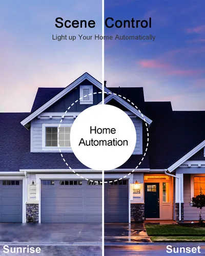 Vista 7 de Interruptor de luz inteligente – Thinkbee 2.4Ghz Wifi Kit de interruptor de luz inalámbrico, compatible con Alexa, Google Assistant e IFTTT, control