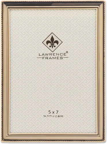 Vista 35 de Lawrence Frames - 11723 Marco de fotos clásico con cuentas, 2.5 x 3.5, dorado