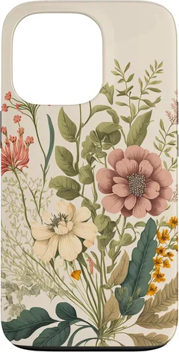 Vista 9 de Funda para iPhone 11 con diseño floral botánico vintage