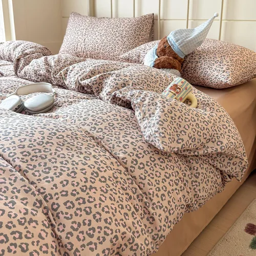 Vista 27 de mixinni Juego de funda de edredón de algodón floral para niñas y adolescentes, con lazos de cremallera, fácil cuidado, ultra suave y transpirable 00