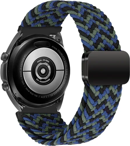 Vista 15 de Correa de nailon compatible con Samsung Galaxy Watch 7/6/5/4/FE 1.732 in 1.575 in/Galaxy Watch 5 Pro 1.772 in/Watch 4/6 Classic 1.850 in 1.811 in