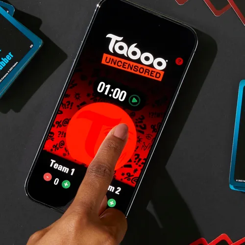 Vista 6 de Hasbro Gaming Taboo - Juego de mesa sin censura solo para adultos A partir de 17 años 4+ jugadores 20 minutos promedio Divertidos