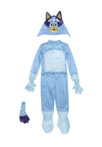 Vista 2 de Disfraz Deluxe para Niños Pequeños de Bluey Multicolor