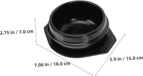 Vista 7 de Olla de sopa de miso coreano con bandeja, ollas de cerámica, utensilios de cocina para el hogar, olla de cocina, olla de sopa delicada, olla