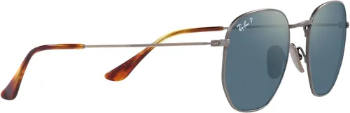 Vista 9 de Ray-Ban Rb8148 Hexagonal Titanium Sunglasses