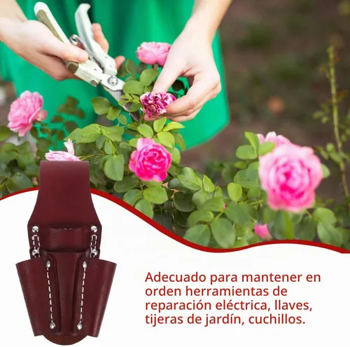 Vista 9 de DOITOOL 1 bolsa de herramientas de cuero para electricista, pequeña bolsa de bolsillo para herramientas con 4 bolsillos para cinturón, bolsa