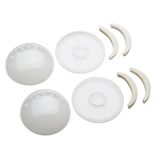 Vista 2 de Medela SoftShells - Conchas de pecho para pezones planos o invertidos, conchas discretas para tu cuerpo único, flexibles y fáciles de llevar