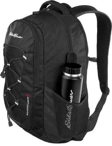 Vista 6 de Eddie Bauer Adventurer - Mochila con Compartimentos Organizados y Manga Compatible con Hidratación/Laptop, Adventurer - Negro, 25L