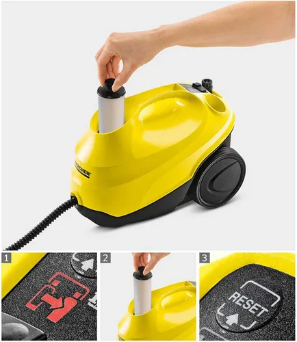 Vista 3 de Cartucho de descalcificación de repuesto para limpiador de vapor para Karcher Serie SC SC1 SC2 SC3 SC4 SC5 SC7 CTK10 CTK20 Aspiradora Cartucho