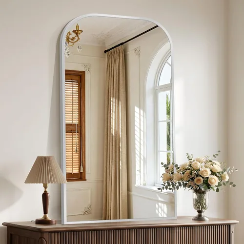 Vista 22 de COFENY Espejo de baño, espejo rectangular negro de 16 x 24 pulgadas para montar en la pared con marco delgado, espejos de tocador de baño para sobre
