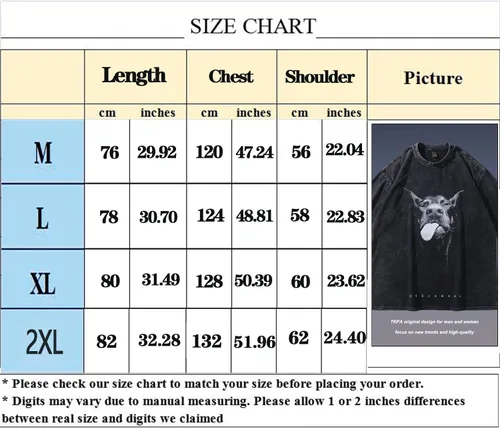 Vista 4 de Y2k Camisas para hombres y mujeres, camisetas gráficas vintage de verano, holgadas, góticas, ropa de calle, vintage, de gran