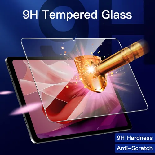 Vista 3 de JETech Protector de pantalla para Lenovo Idea Tab Pro/Yoga Tab Plus 2025 / Tab P12 2023 (12.7 pulgadas), película de vidrio templado 9H