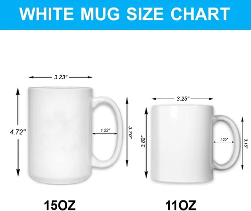 Vista 4 de Hyturtle Taza de ardilla personalizada, taza de café de cerámica blanca con nombre personalizado de 11 onzas, regalo de cumpleaños para los amantes