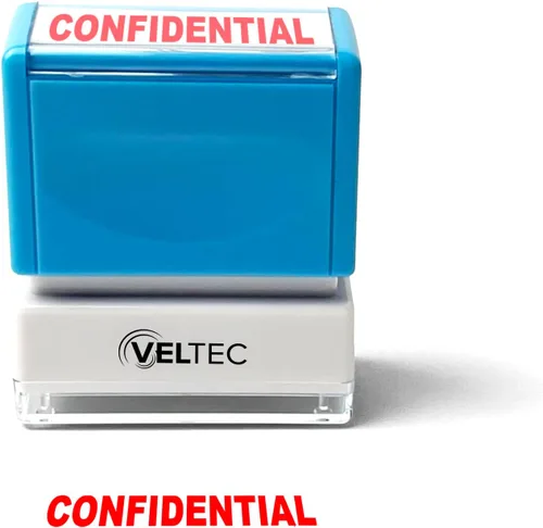 Vista 12 de Veltec Sello de Mensaje Preentintado Premium, Tinta Roja (Aprobado)