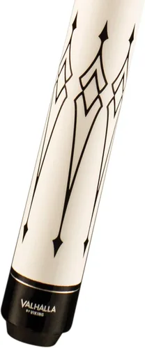 Vista 6 de Viking Valhalla 200 Series Pool Cue 58" Billiards Stick Pick Your Design Negro