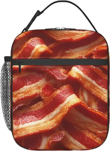 Vista 12 de Lonchera reutilizable con diseño de avión vintage para niños, mujeres y adultos, bolsa de almuerzo azul con aislamiento retro para avión, bolsa