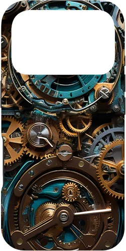 Vista 30 de Mechanical Steampunk Gears Internal Cogwork Mechanism Case for iPhone 17