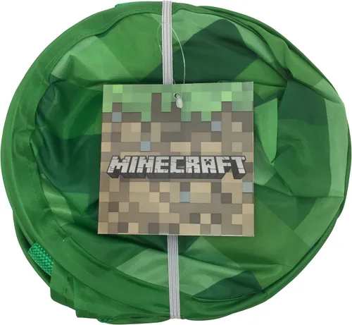 Vista 5 de Jay Franco Minecraft Creeper - Manta de 2 piezas, incluye manta, cesta