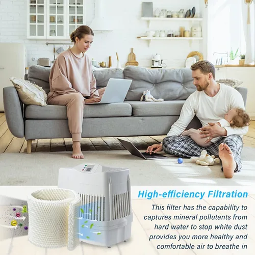 Vista 7 de MAF2 Super Wick - Filtro humidificador para Aircare/Essick Air/Humidificador de aire húmedo MA0600, MA0601, MA0800, MA08000, Kenmore 5408,154080,32