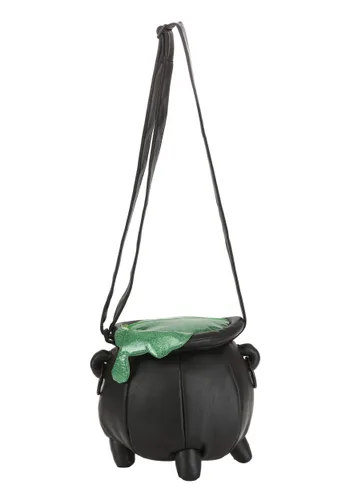 Vista 3 de Bolso Complemento para Disfraz de Bruja Caldera Multicolor