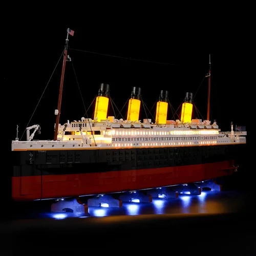 Vista 4 de BRIKSMAX Kit de iluminación LED para Creator Titanic, compatible con el modelo de bloques de construcción Lego 10294, no incluye el juego de Lego