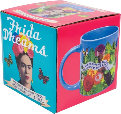Vista 9 de The Unemployed Philosophers Guild Frida Kahlo Art Coffee Mug - Citas famosas en inglés y español