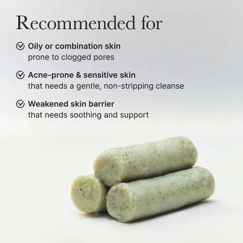 Vista 6 de ARENCIA Ácido salicílico, té verde + limpiador de pastel de arroz de poros profundos LHA, limpieza profunda de poros, lavado facial para acné