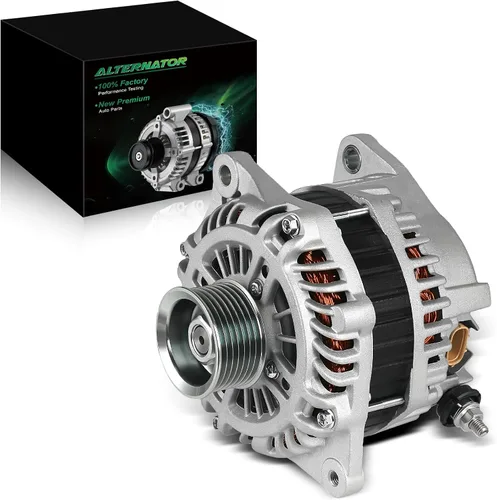 Vista 43 de Alternador de 4.0L para: Ford Explorer 2002 2003 2004, Explorer Sport Trac 2001-2004 para: Mercury Mountaineer 2001-2004, polea de 6 ranuras de 12V