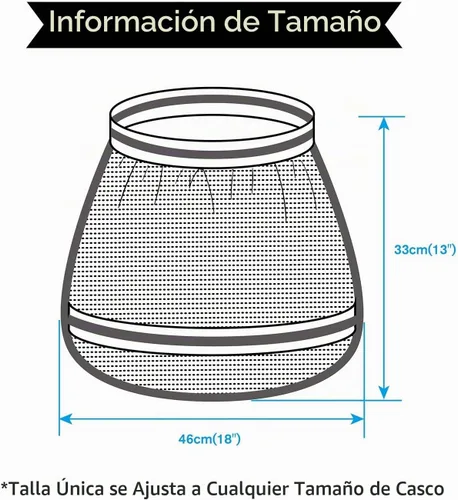Vista 4 de Evridwear Protector solar de cuello de alta visibilidad con rayas reflectantes, sombra de seguridad con banda elástica de malla transpirable