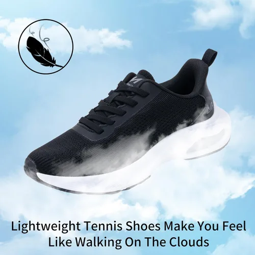 Vista 5 de JARLIF Tenis deportivos para mujer, ligeros, para correr, correr, caminar, talla 5.5-11