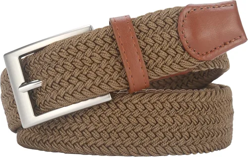 Vista 2 de Lavemi Mens Belt, Stretch Elastic Casual Woven Sport Golf Braided Belts for Men,Gift Box