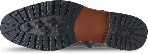 Vista 6 de Dockorio Botas chukka casuales para hombre, botas de vestir de cuero para hombre