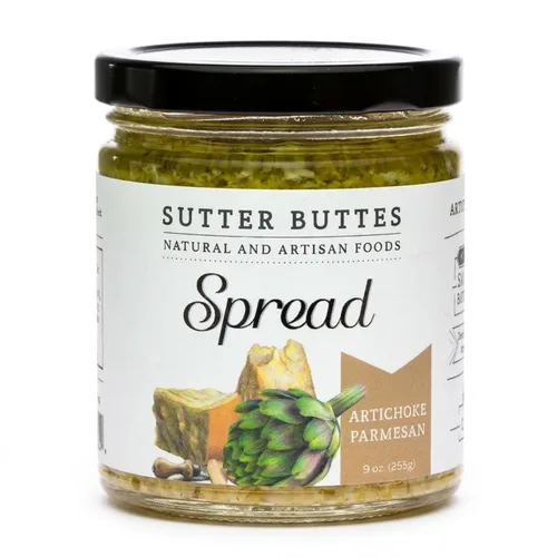 Vista 5 de Sutter Buttes Tapenade de aceitunas para untar - Tarro de 9 oz (oliva y parmesano)