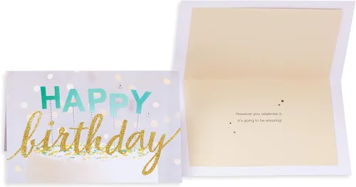 Vista 9 de American Greetings Tarjetas de cumpleaños surtidas de alta calidad, diseños contemporáneos (8 unidades)
