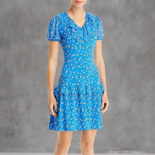 Vista 3 de Karl Lagerfeld Paris Tierd Flow - Vestido de verano para mujer