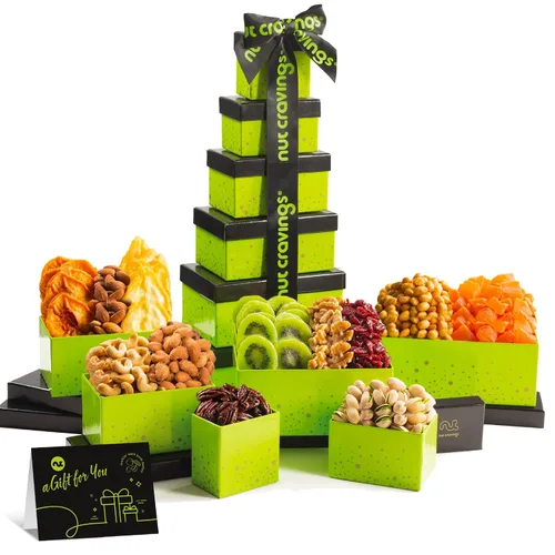 Vista 16 de NUT CRAVINGS - Cesta de regalo de frutas secas y nueces mixtas