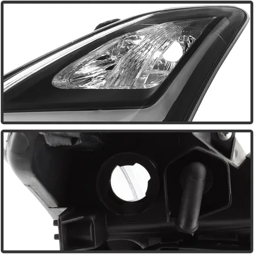 Vista 7 de ACANII - Para faros LED negros tipo Switchback con señal secuencial 2008-2015 G37 Q60 Coupe, lado del conductor y del pasajero