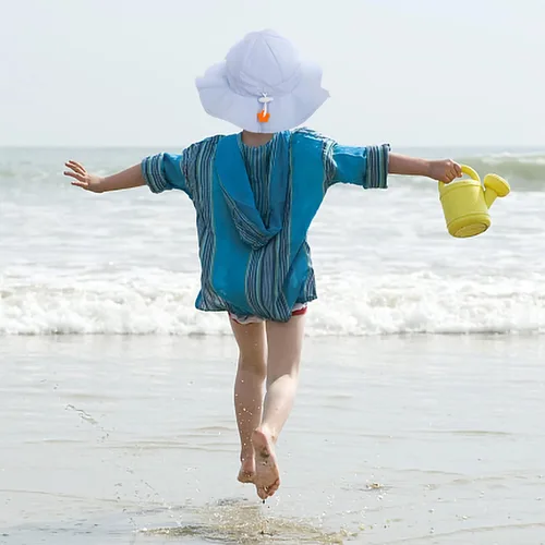 Vista 23 de SimpliKids Sombrero de sol para bebé de ala ancha con protección solar UPF 50+ UV Ray