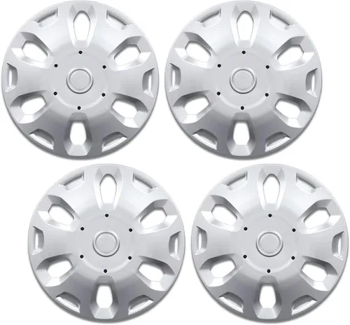 Vista 15 de PIT66 Tapa central de rueda para Ford E150 E250 E350 F250 F350 1994-2008 4WD cubierta central de rueda delantera, 1 unidad, color plateado