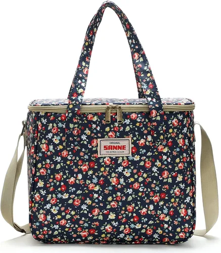 Vista 12 de Lonchera térmica reutilizable con aislamiento térmico linda para mujeres adultas, trabajo, oficina, viajes al aire libre, picnic, playa, barbacoa