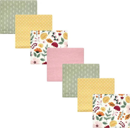 Vista 83 de Hudson Baby Unisex Baby Cotton Flannel Receiving Blankets Bundle, Neutral Woodland Pals, One Size (Pack of 2)