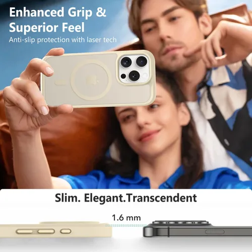 Vista 112 de MOCCA - Funda magnética resistente para iPhone XR de 6.1 pulgadas, compatible con MagSafe, funda con protección contra caídas de grado militar