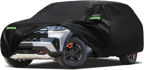 Vista 7 de Migaven Car Cover Custom Fit for Jeep Wrangler 2 Door 1987-2026 JK JL CJ YJ TJ, Waterproof Rain Sun Protection with Door Zipper & Inner Cotton