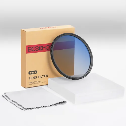 Vista 8 de Beschoi Filtro polarizador de 1.457 in, filtro polarizador circular multicapa de 30 capas con revestimiento nano multicapa (CPL) con vidrio óptico