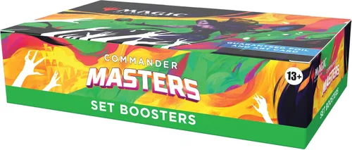 Vista 2 de Magic The Gathering Commander Masters Caja de refuerzo de Set Booster - 24 paquetes (360 tarjetas mágicas)