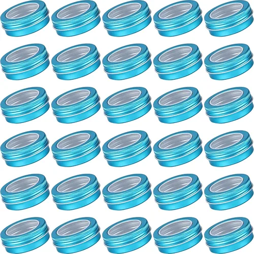 Vista 12 de Latas de aluminio mandarina de 1 oz (1 fl oz) con tapas y etiquetas