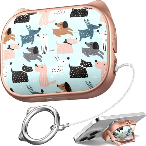 Vista 21 de Funda para Estuche de Airpods Pro de 2ª/1ª Generación, Compatible con Estuche de Airpods Pro de 2ª Gen Puerto de Carga USB C, Funda Suave