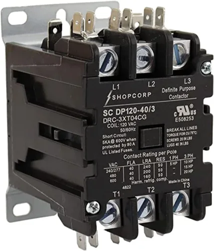 Vista 13 de Contactor magnético de propósito definido para carga de motor, HVAC, refrigeración y bomba de calor