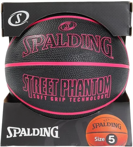 Vista 7 de Spalding 84-670J Street Phantom, Negro x Rosa, No. 5, Baloncesto, Baloncesto
